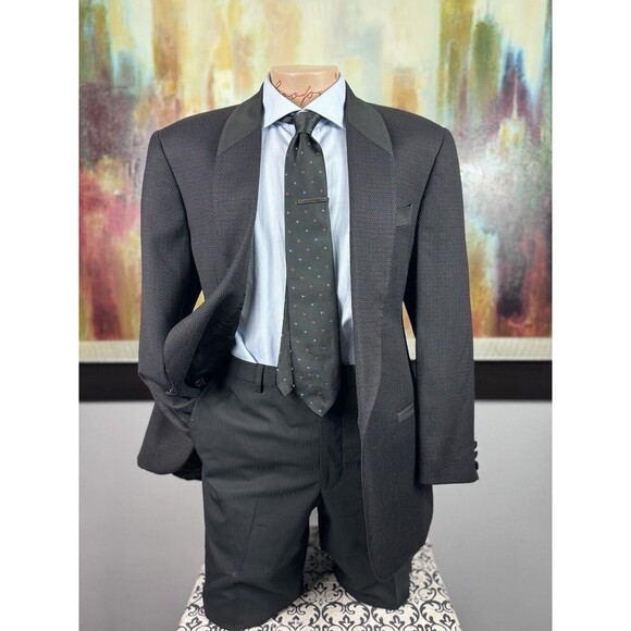 Missoni Mens Retro Multicolored Smoking Jacket 40R Blazer